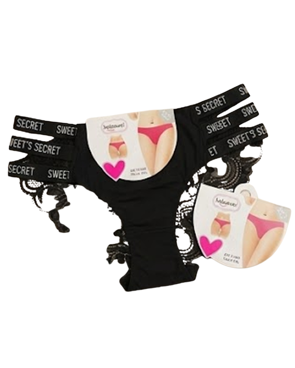 Pack of 3 Fancy Lace Panties